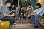 Akshay Kumar, Arjun Rampal, Ritesh Deshmukh, Sajid Khan visit Housefull Contest Winner Home in Andheri, Mumbai on 24th April 2010 (4).JPG